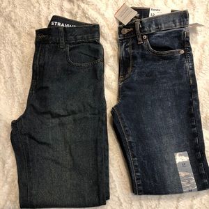 Bundle of 2 NWT boys size 12 jeans